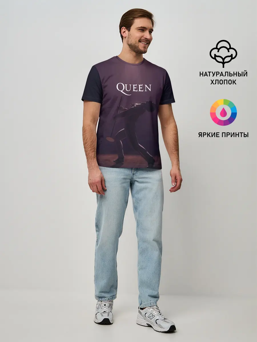 Мужская базовая футболка / Freddie Mercury | Queen