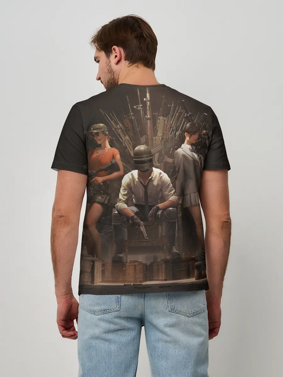 Мужская базовая футболка / Pubg Mobile