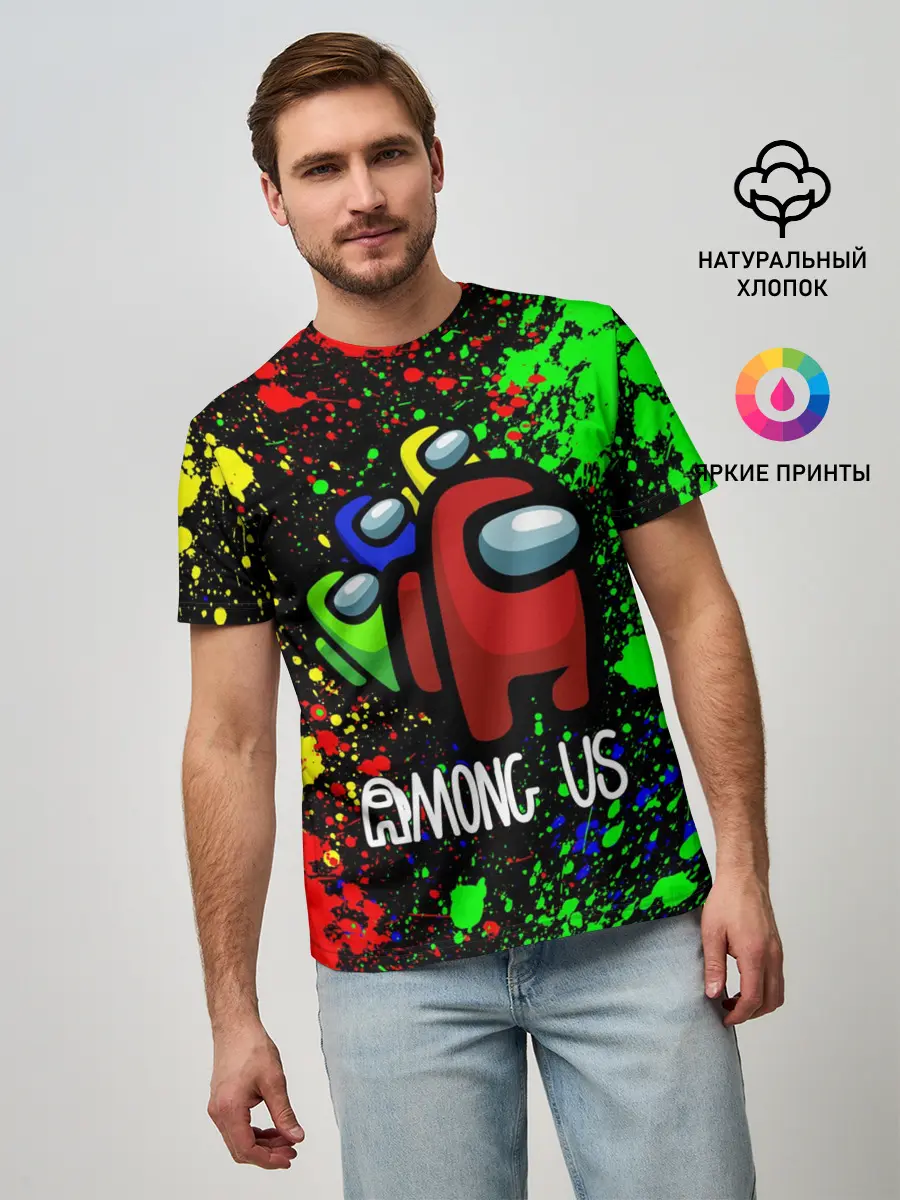 Мужская базовая футболка / AMONG US
