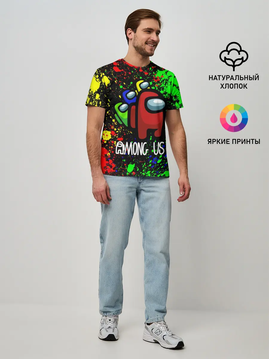 Мужская базовая футболка / AMONG US