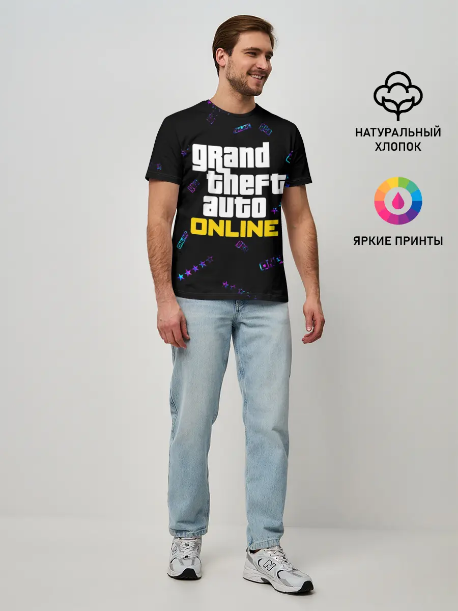 Мужская базовая футболка / GTA ONLINE / ГТА ОНЛАЙН