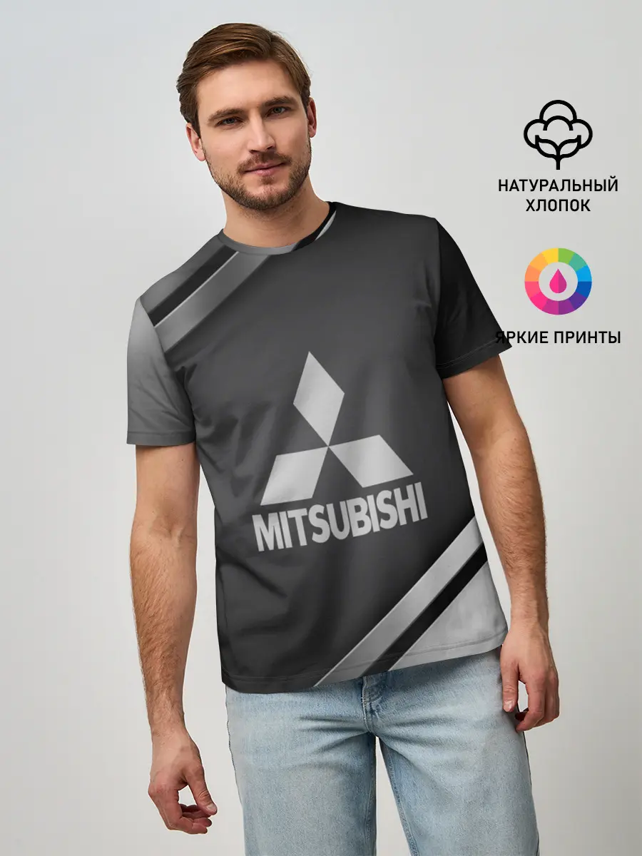 Мужская базовая футболка / MITSUBISHI SPORT