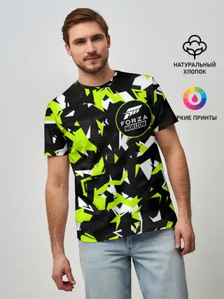Мужская базовая футболка / FORZA HORIZON | ФОРЗА ХОРАЙЗЕН