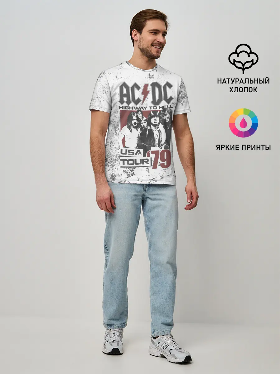 Мужская базовая футболка / AC/DC