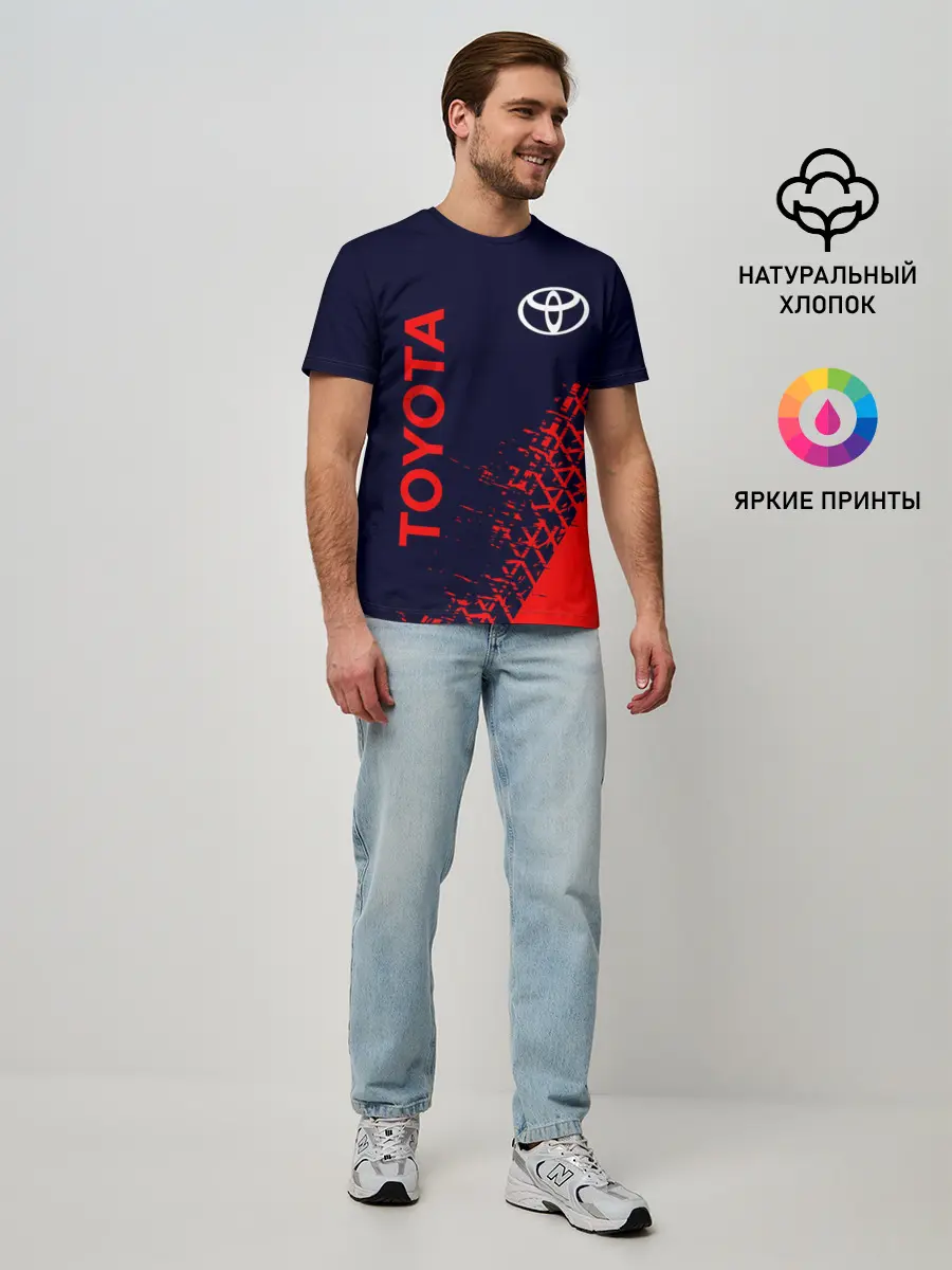 Мужская базовая футболка / TOYOTA / ТОЙОТА