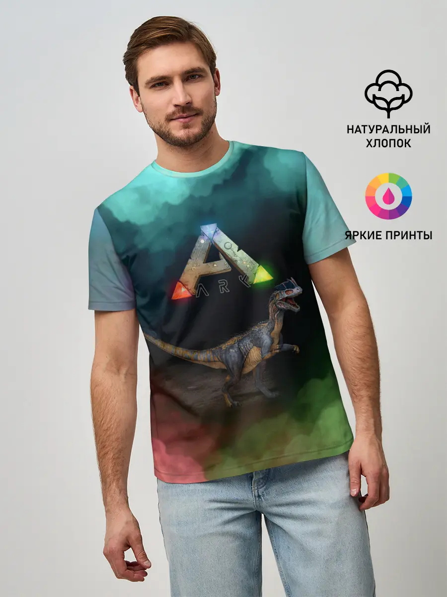 Мужская базовая футболка / Ark Survival | Арк Сурвивал