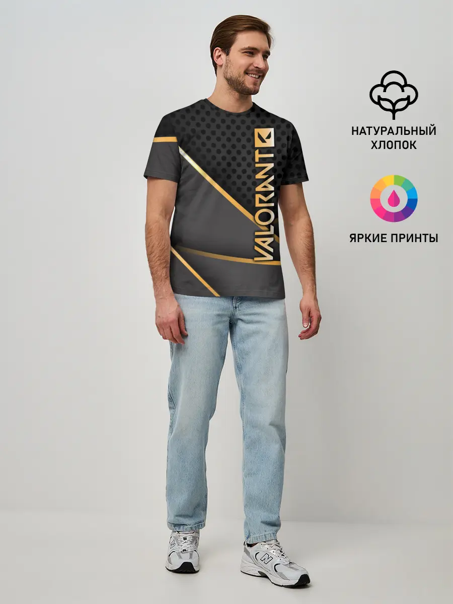 Мужская базовая футболка / Valorant