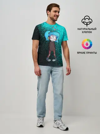 Мужская базовая футболка / Sally face