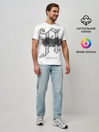 Мужская базовая футболка / Architects