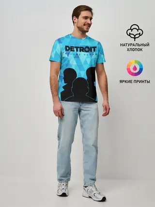 Мужская базовая футболка / Detroit: Become Human.