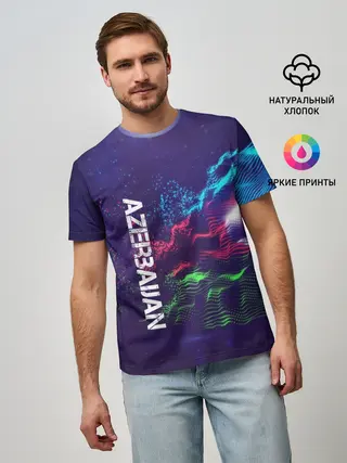 Мужская базовая футболка / ,Azerbaijan