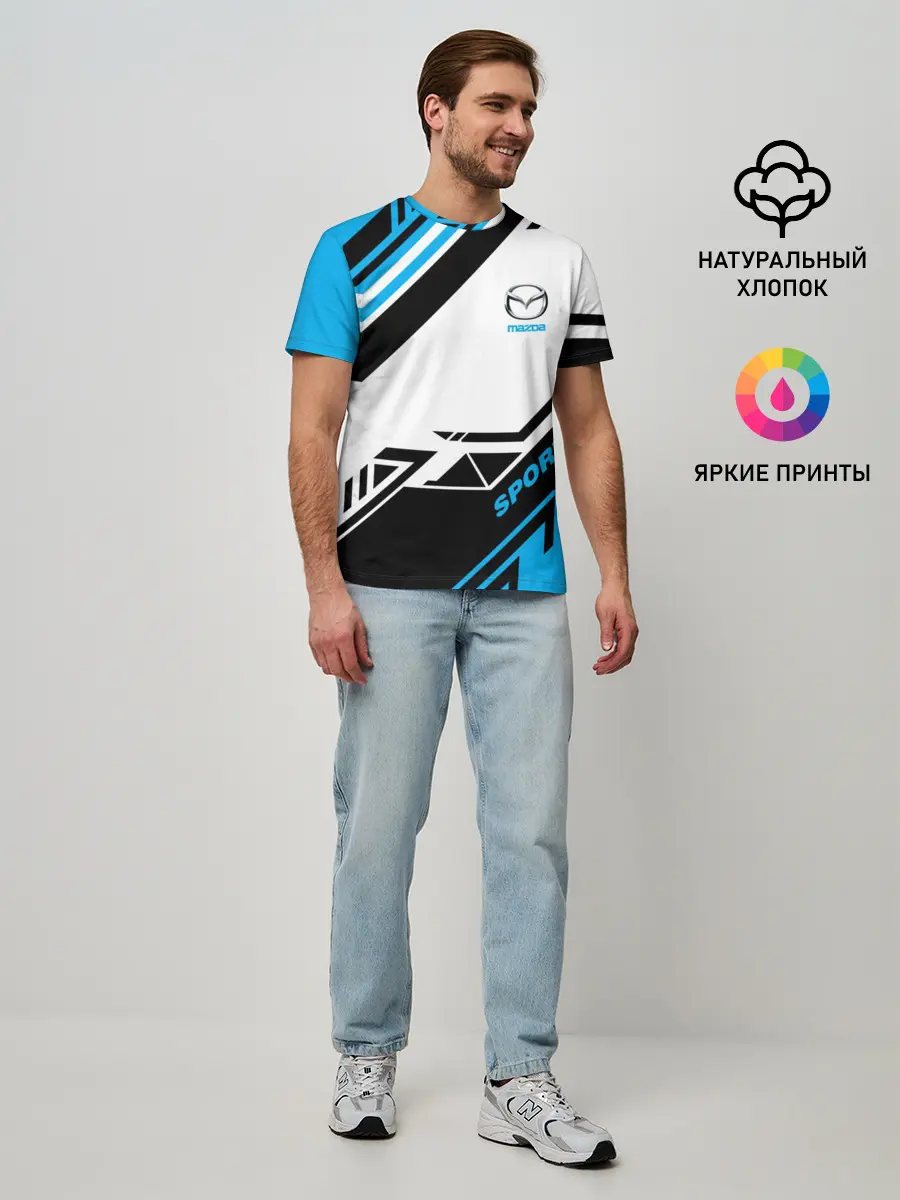 Мужская базовая футболка / MAZDA SPORT