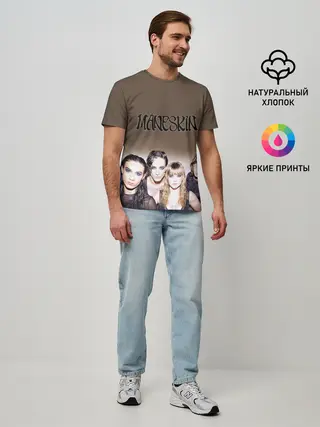 Мужская базовая футболка / Maneskin