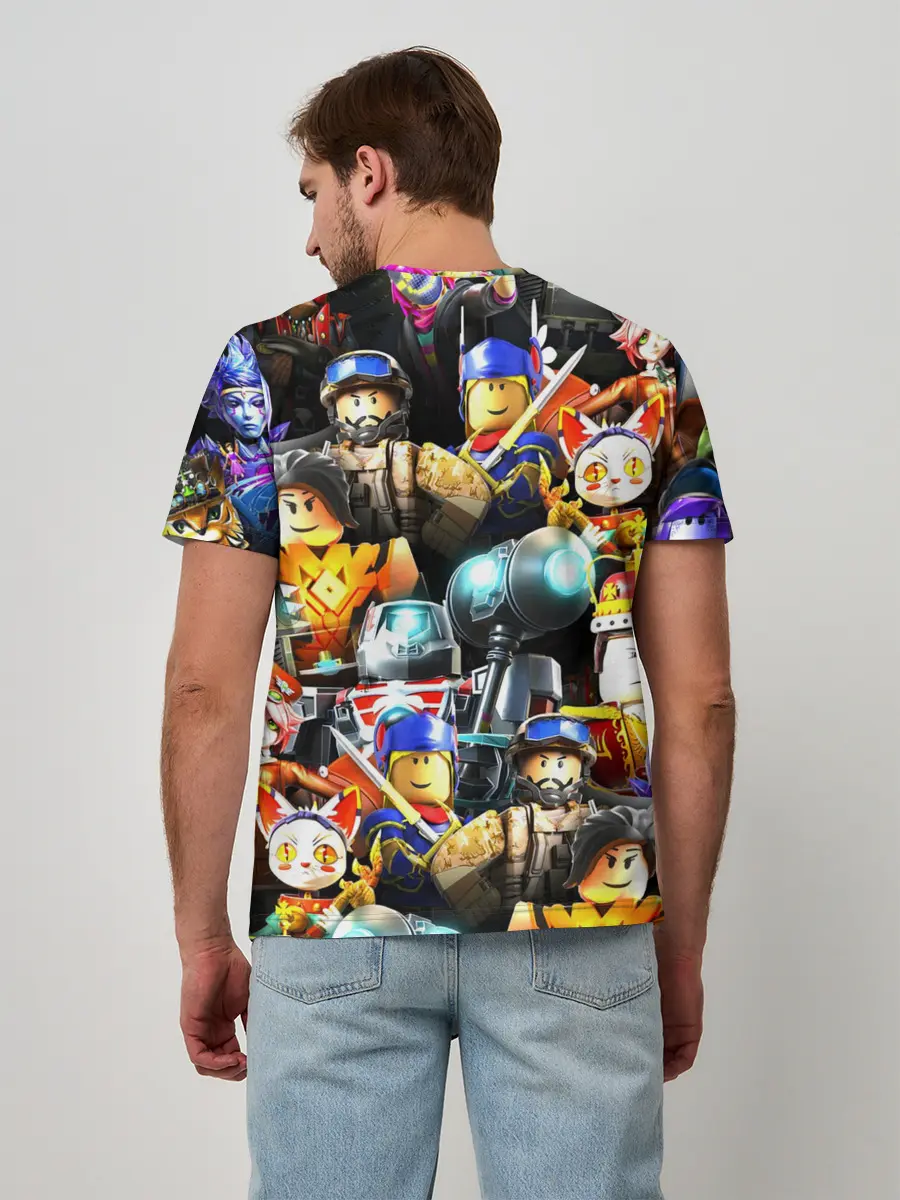 Мужская базовая футболка / ROBLOX