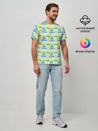 Мужская базовая футболка / Медитация