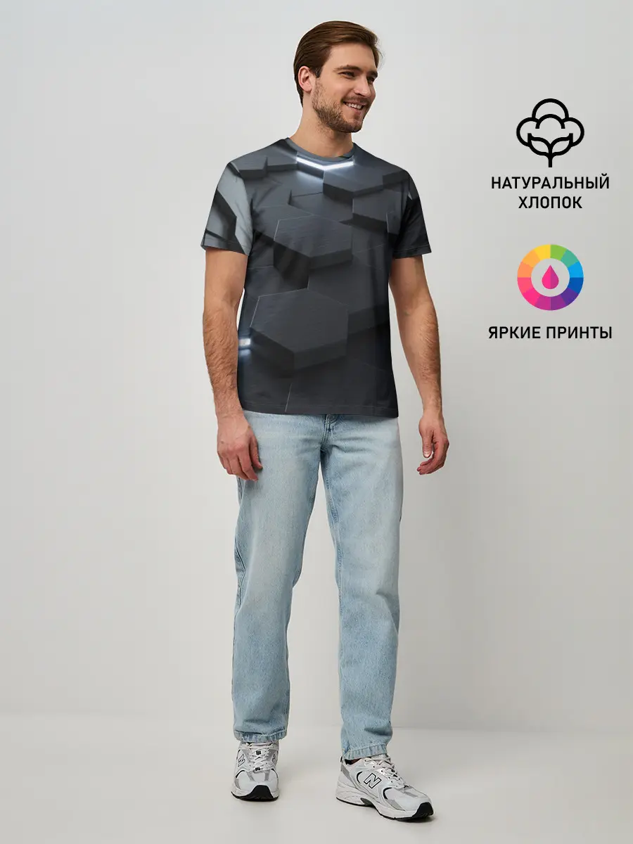 Мужская базовая футболка / НАНО СОТЫ