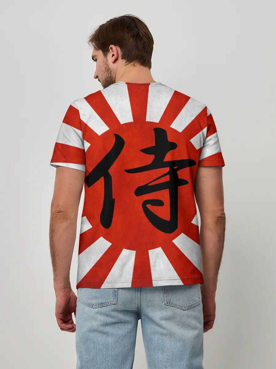 Мужская базовая футболка / Sun samurai