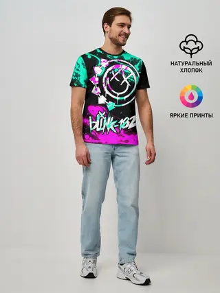 Мужская базовая футболка / Blink-182