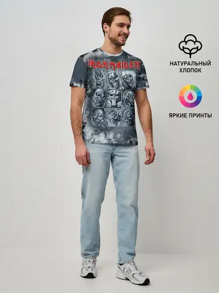 Мужская базовая футболка / Iron Maiden