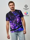 Мужская базовая футболка / Фрактал линии