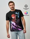 Мужская базовая футболка / ТАРТАЛЬЯ - GENSHIN IMPACT NEON