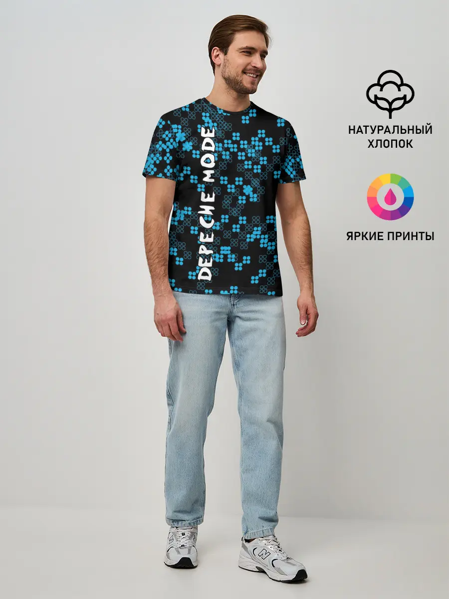 Мужская базовая футболка / Depeche Mode