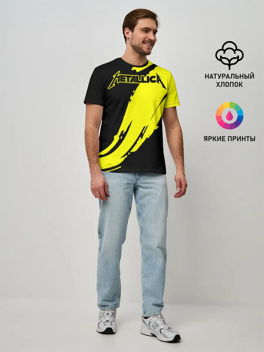 Мужская базовая футболка / Metallica