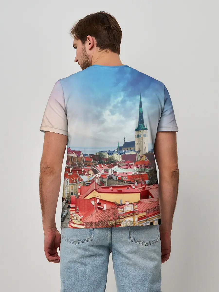 Мужская базовая футболка / Таллин