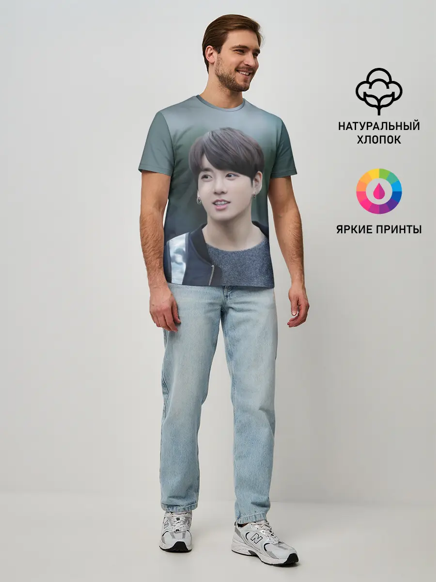 Мужская базовая футболка / Корейский Поп