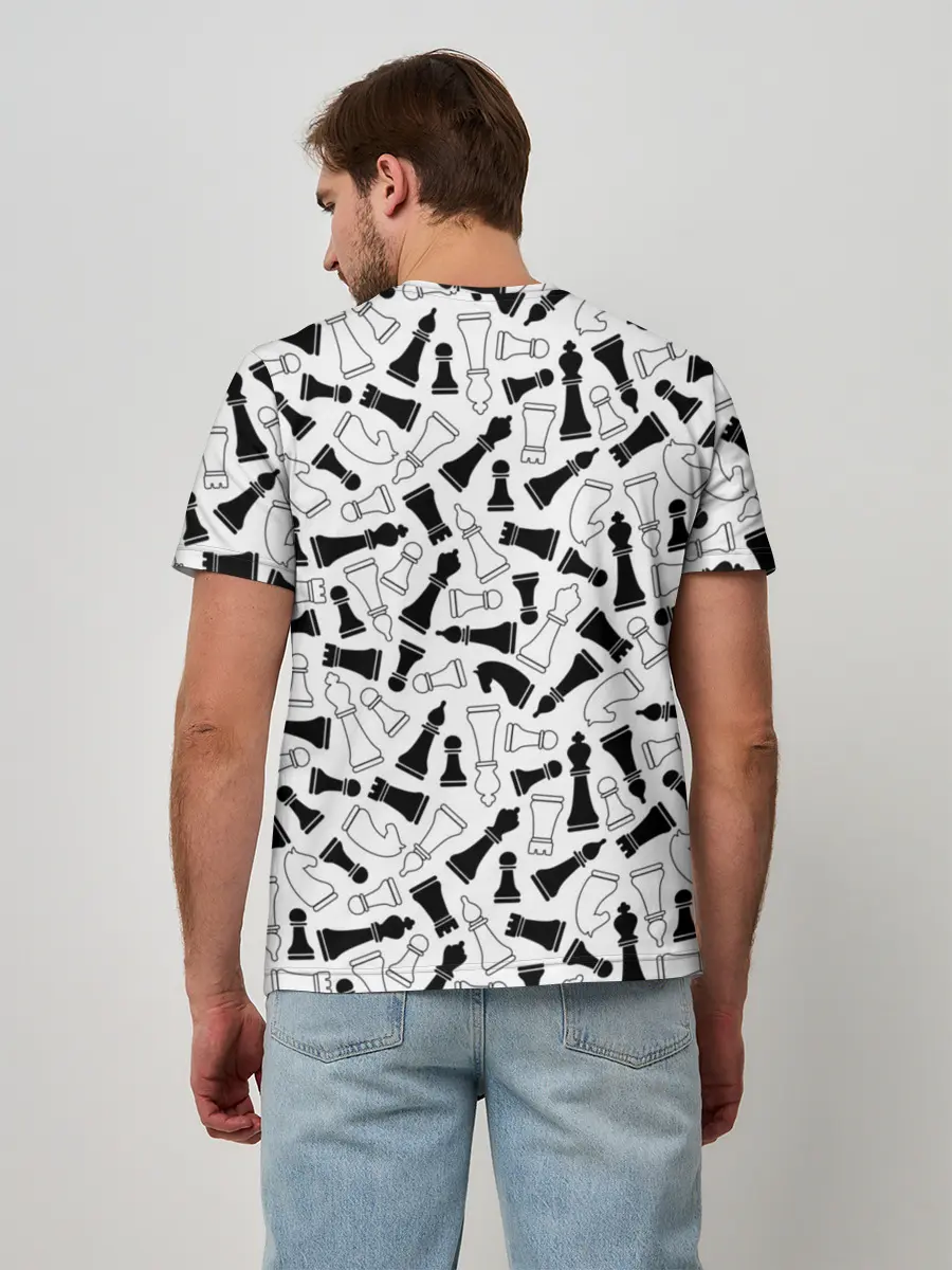 Мужская базовая футболка / Шахматы