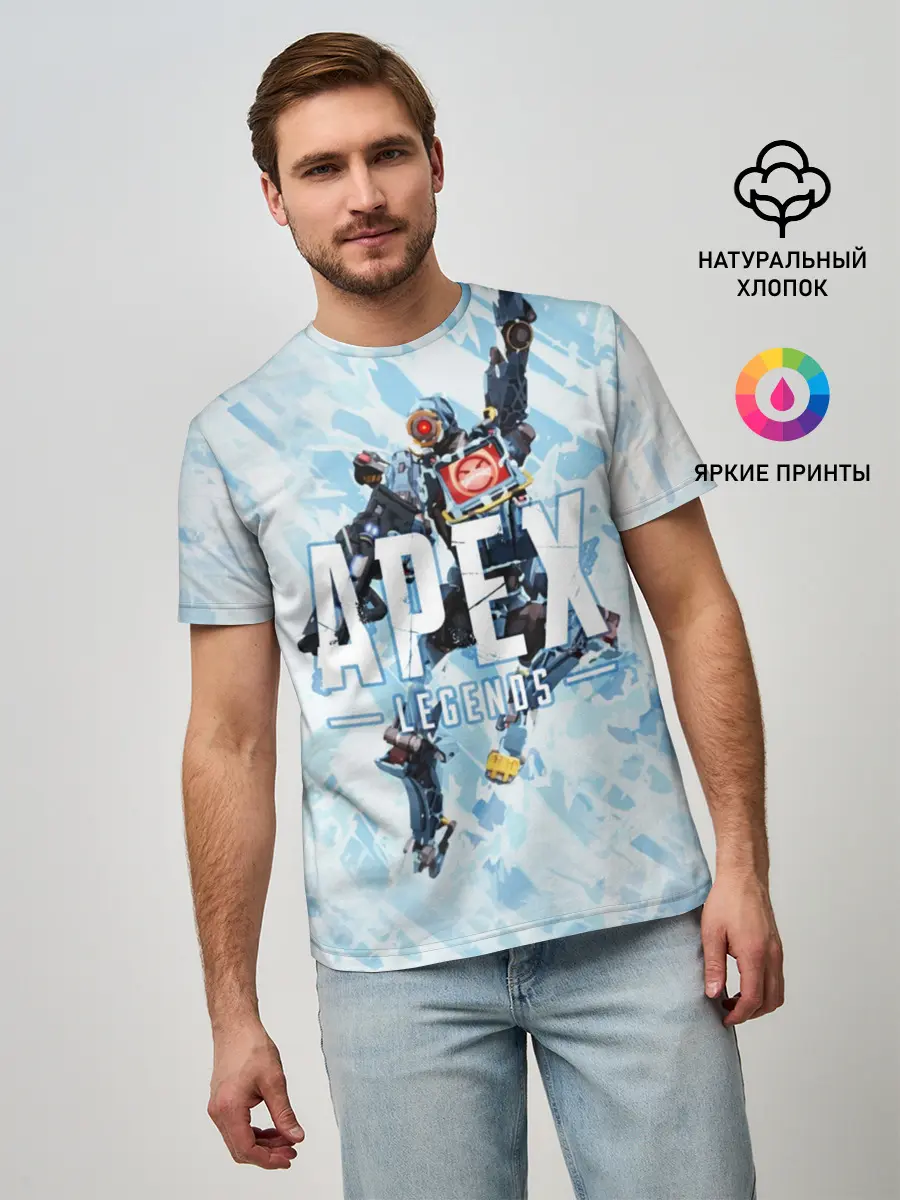 Мужская базовая футболка / APEX LEGENDS - Pathfinder