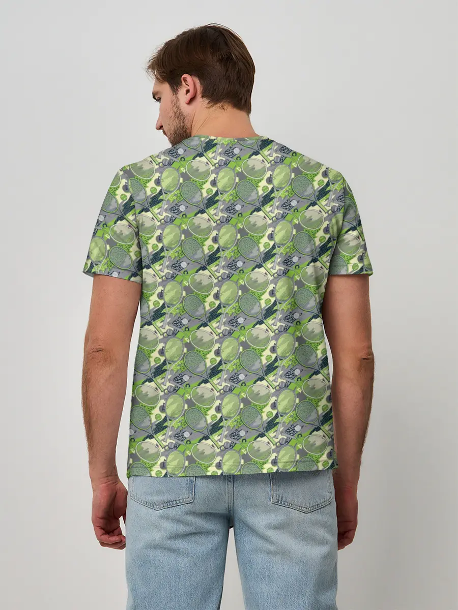 Мужская базовая футболка / Большой Теннис