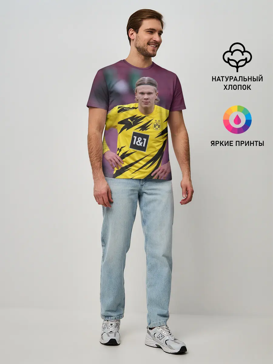 Мужская базовая футболка / Erling Haaland