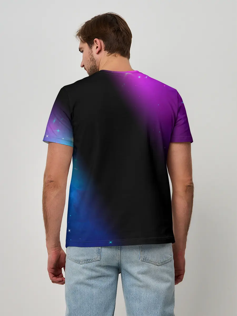 Мужская базовая футболка / AMONG US - КОСМОС