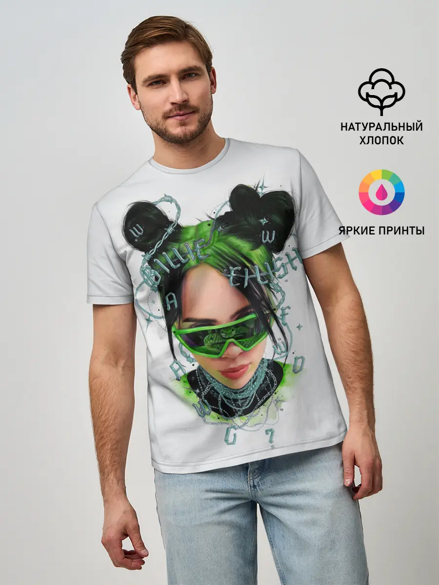 Мужская базовая футболка / BILLIE EILISH