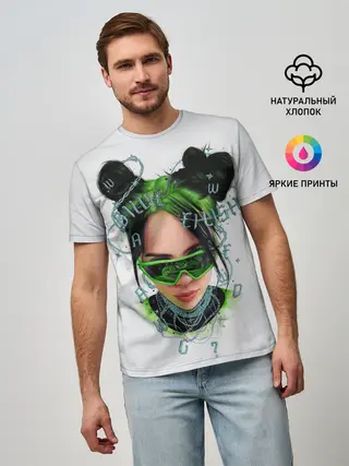 Мужская базовая футболка / BILLIE EILISH