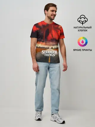 Мужская базовая футболка / Очень странные дела