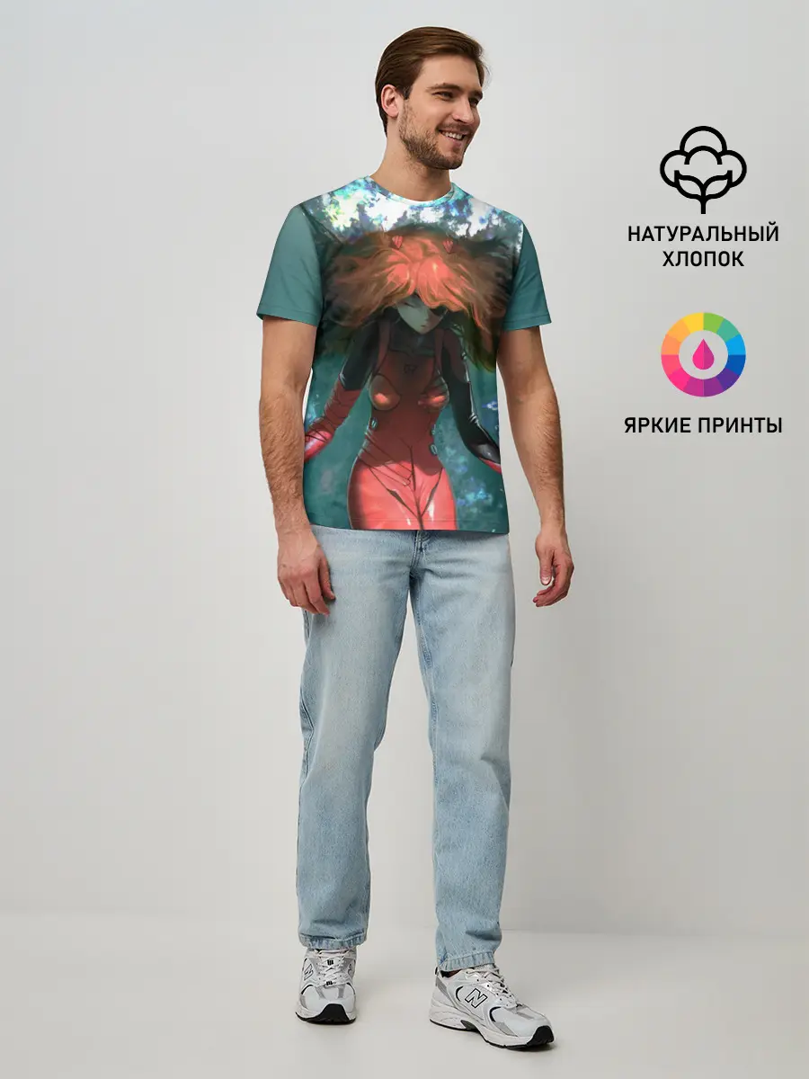 Мужская базовая футболка / Rei Ayanami