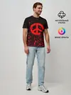 Мужская базовая футболка / Peace Banksy