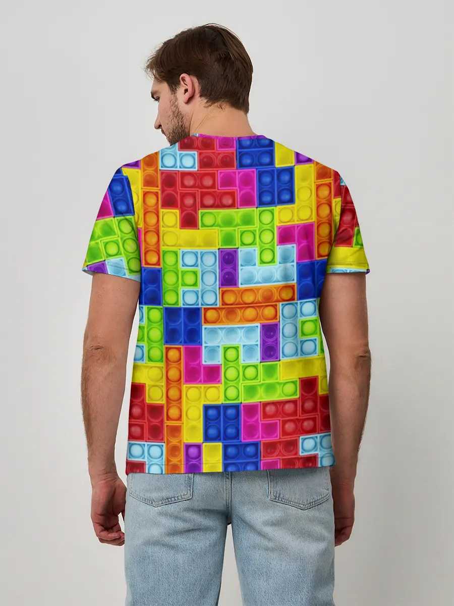 Мужская базовая футболка / POP IT | ПОП ИТ ПАЗЛ