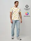 Мужская базовая футболка / Baked Goods Kowalski Pattern