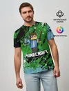 Мужская базовая футболка / Minecraft / Майнкрафт