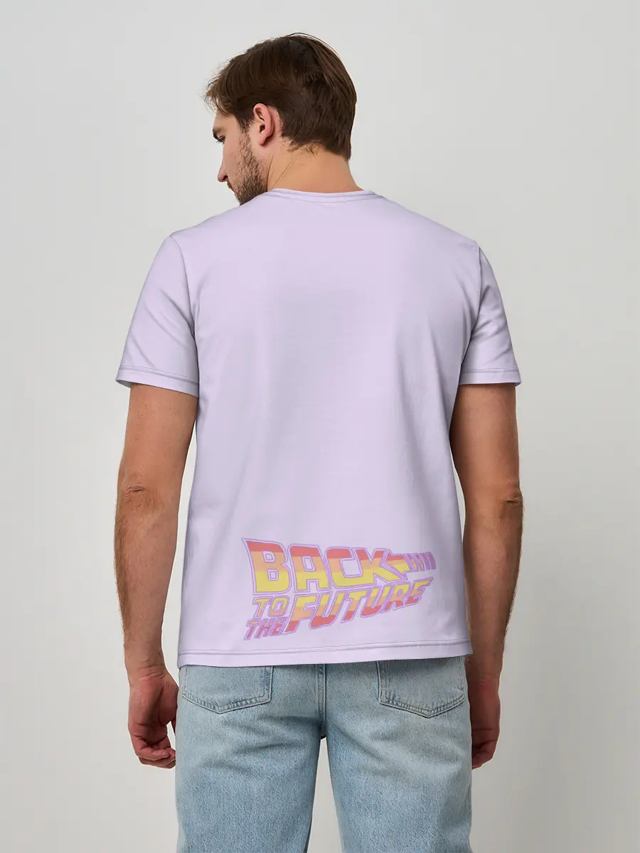 Мужская базовая футболка / Назад в будущее