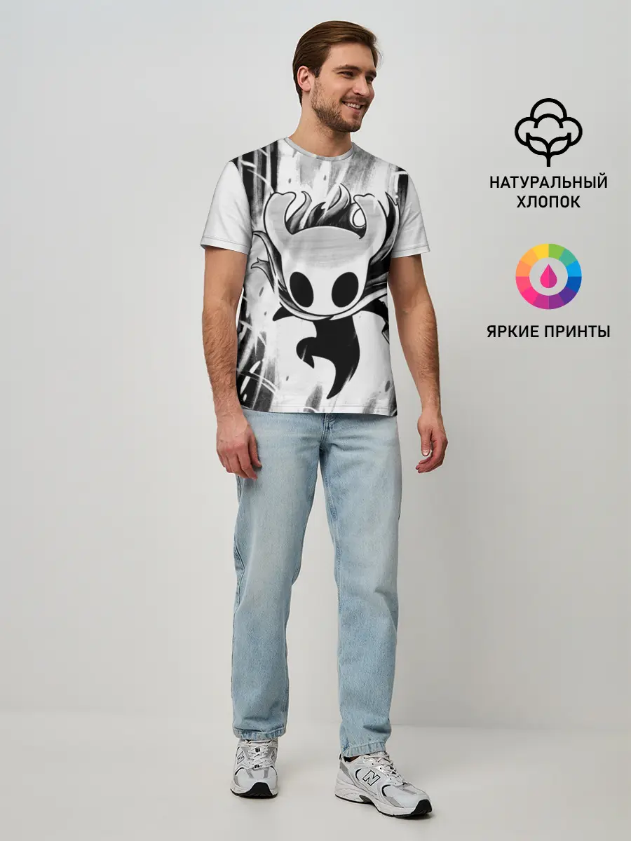 Мужская базовая футболка / Hollow Knight