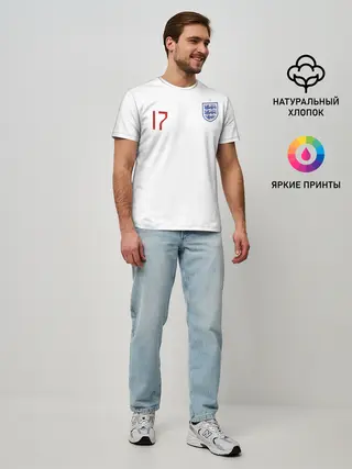 Мужская базовая футболка / Мейсон Маунт Англия