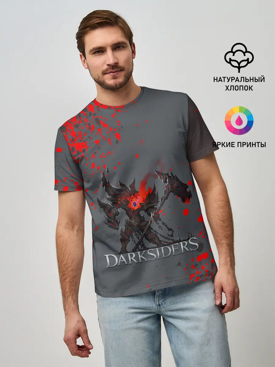 Мужская базовая футболка / Darksiders | Гнев Войны