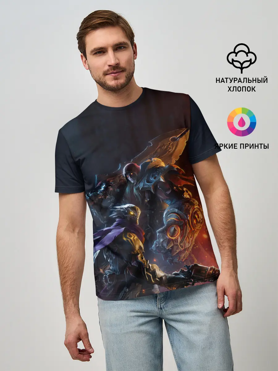 Мужская базовая футболка / Darksiders Genesis