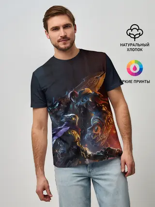 Мужская базовая футболка / Darksiders Genesis