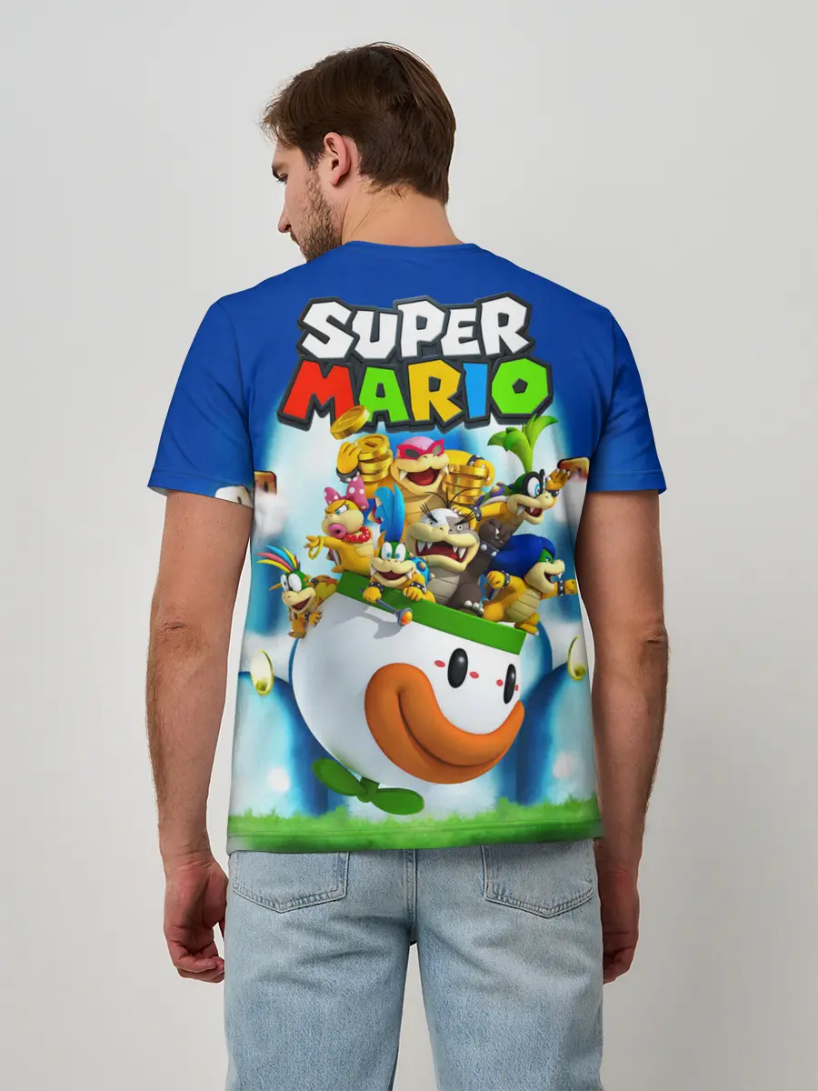 Мужская базовая футболка / SuperFlyMario