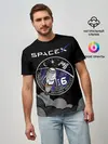 Мужская базовая футболка / Space X